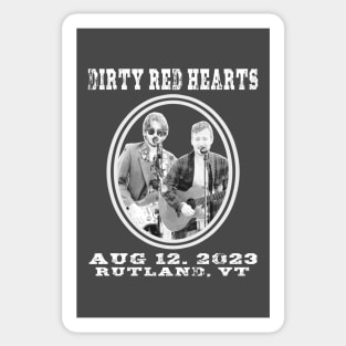 Outlaw Country - Dirty Red Hearts Sticker